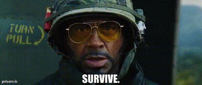 YARN | Survive. | Tropic Thunder (2008) | Video gifs by quotes | eeefd735 |  紗