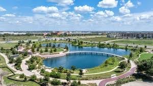 Plum Creek neighborhood park and trail system in Kyle TX.