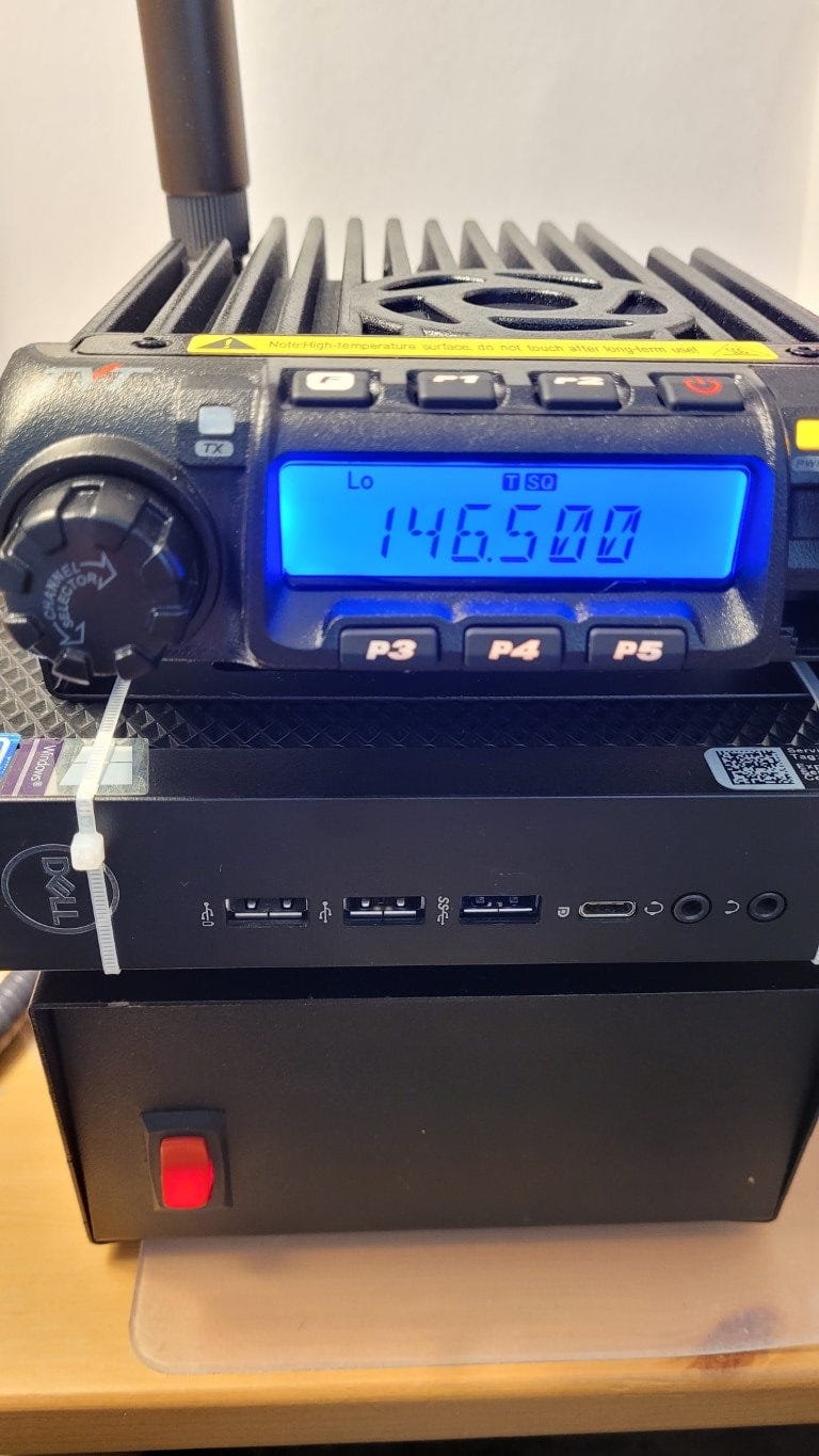 Node with 5070 thin client and old Astron power supply Node with 5070 thin client and old Astron power supply