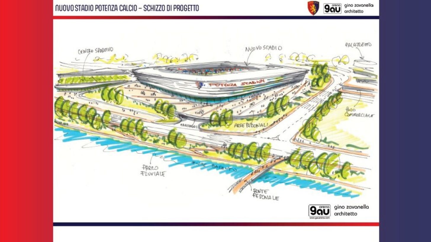 Potenza, nuovo stadio e parco sportivo: anno zero, giorno uno