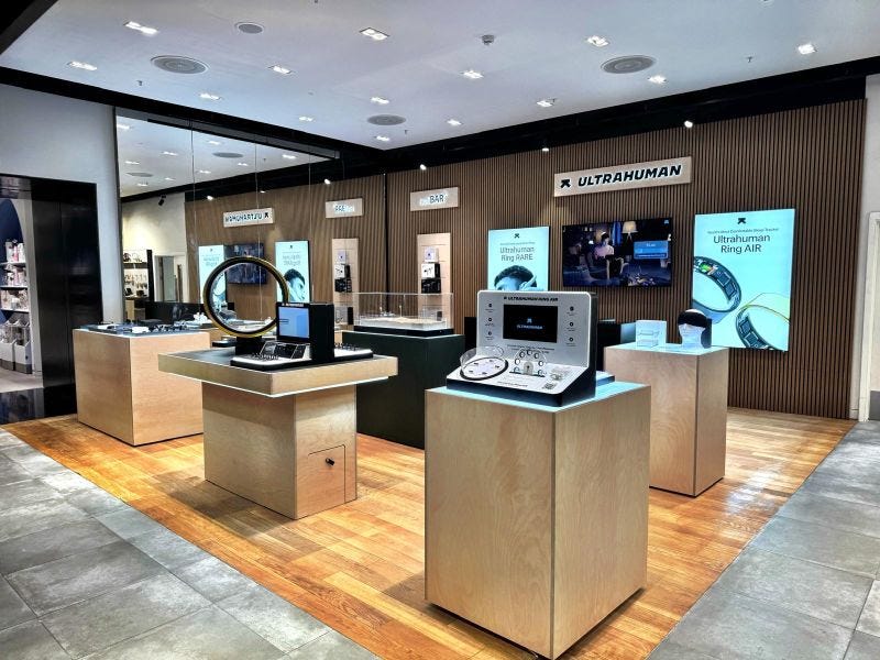 Ultrahuman store in London at Selfridges. Don't miss! | Vatsal Singhal