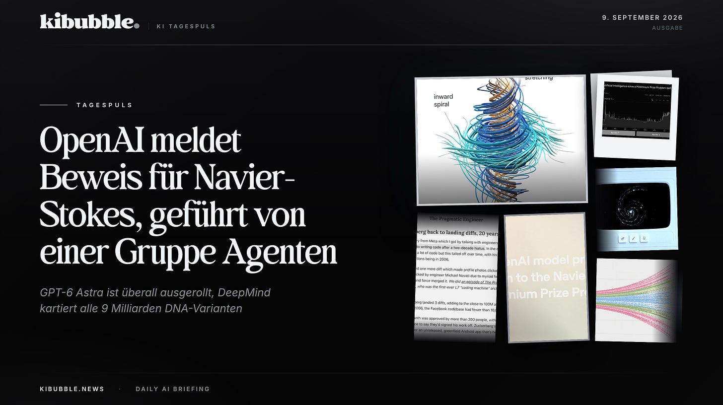 OpenAI meldet Navier-Stokes-Beweis: geführt von Agenten