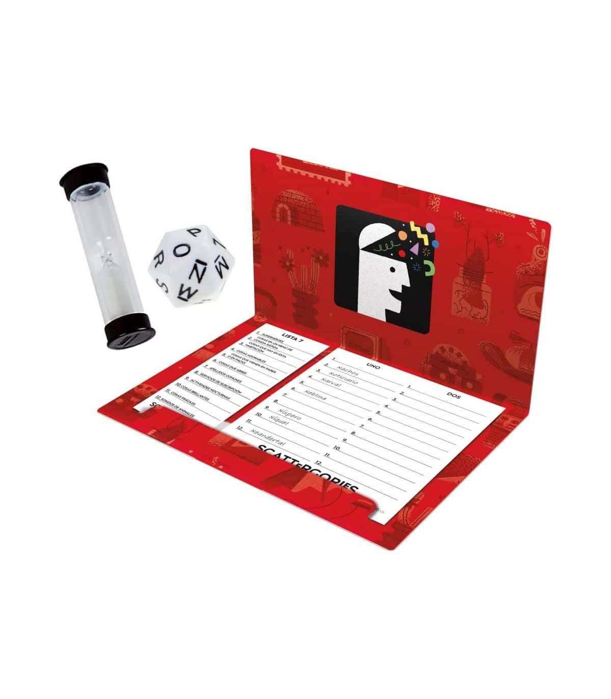 JUEGO CLÁSICO SCATTERGORIES REFRESH DE HASBRO - JUGUETES PANRE
