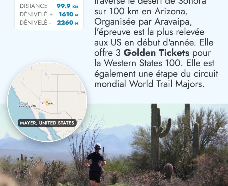 La course du WE : Black Canyon Ultra 100k !