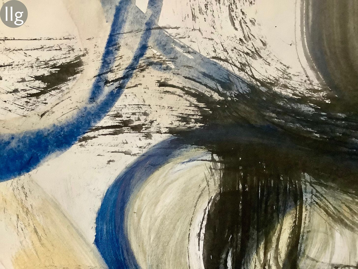 detail of brush work