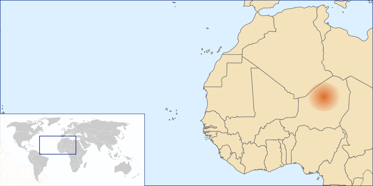 Rough location of the Sultanate
