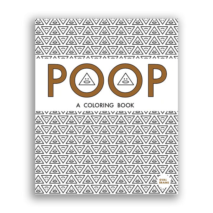 Animal Poop: A Coloring Book and Poop: A Coloring Book