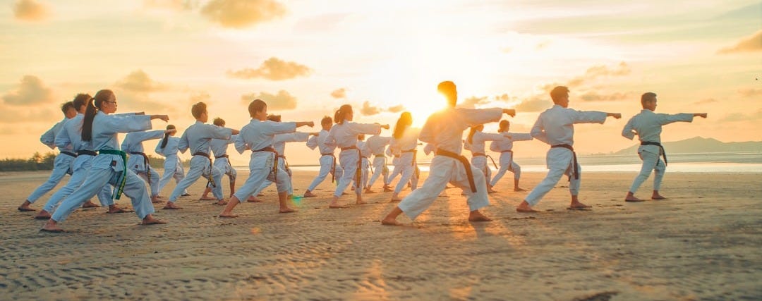 people wearing karate ji