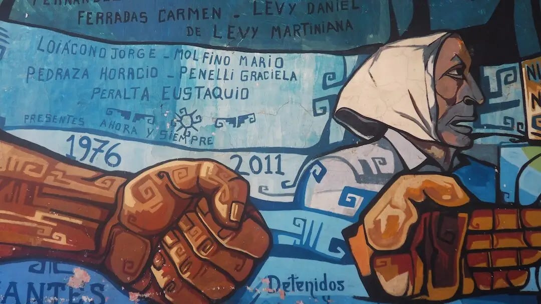 Street art - Mothers Of The Disappeared