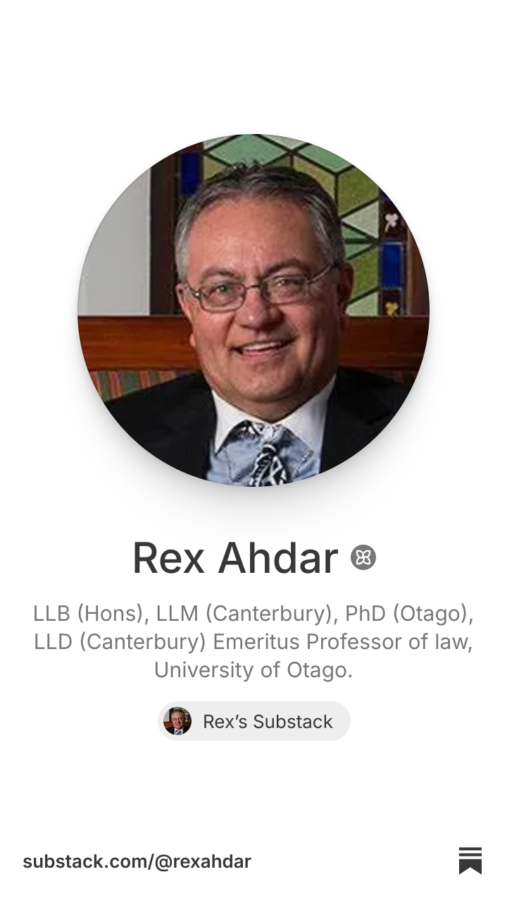 Rex Ahdar | Substack