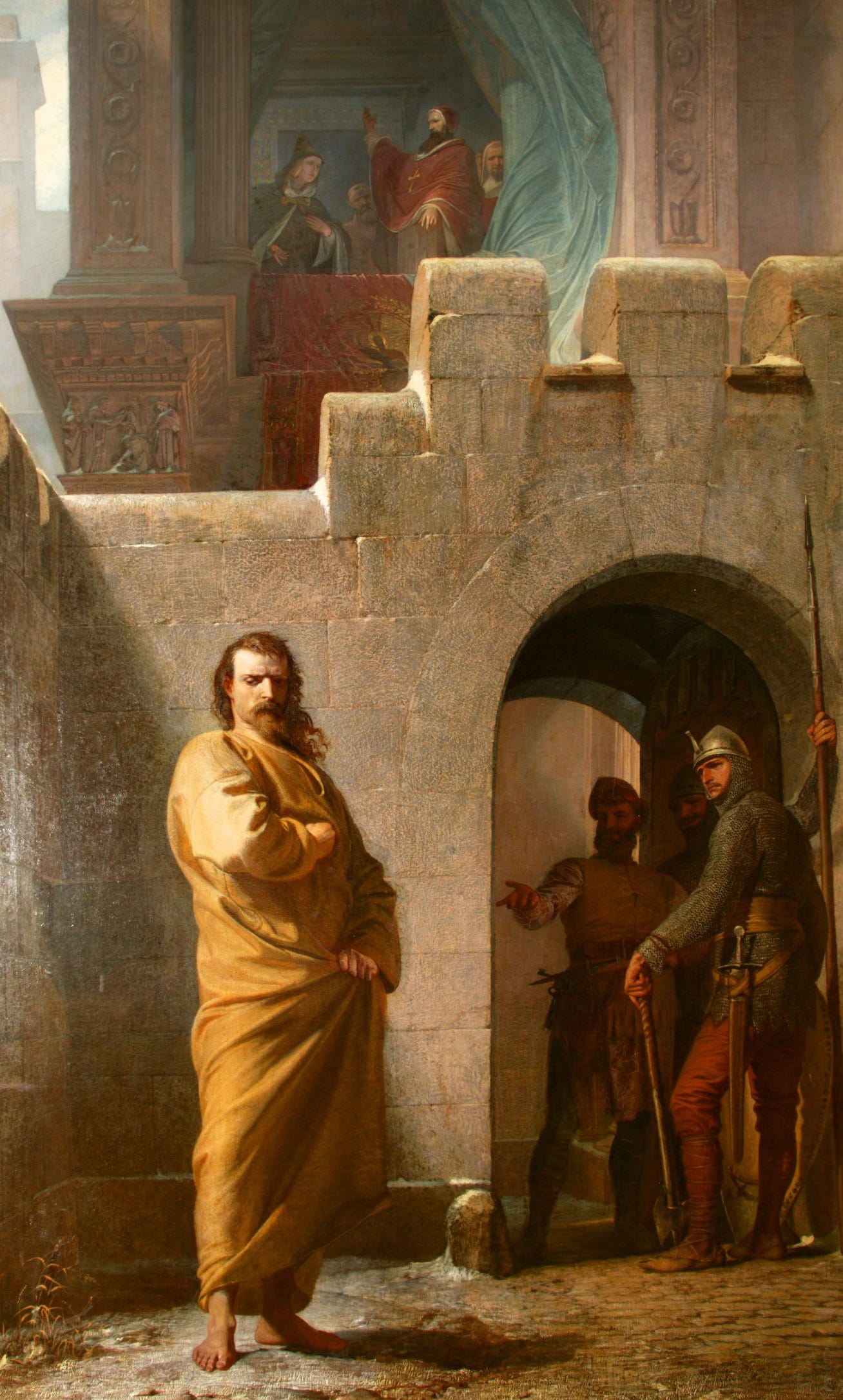 Datei:Schwoiser Heinrich vor Canossa.jpg – Wikipedia