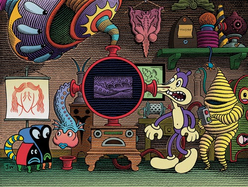 An Interview with Jim Woodring - by Ross Simonini