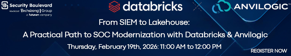 From SIEM to Lakehouse: A Practical Path to SOC Modernization with Databricks & Anvilogic (Feb. 19th)
