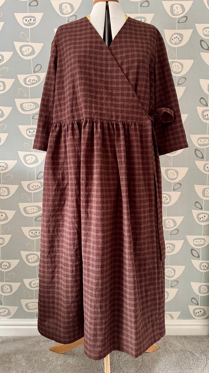 The Etta Dress in Japanese Linen Fabric