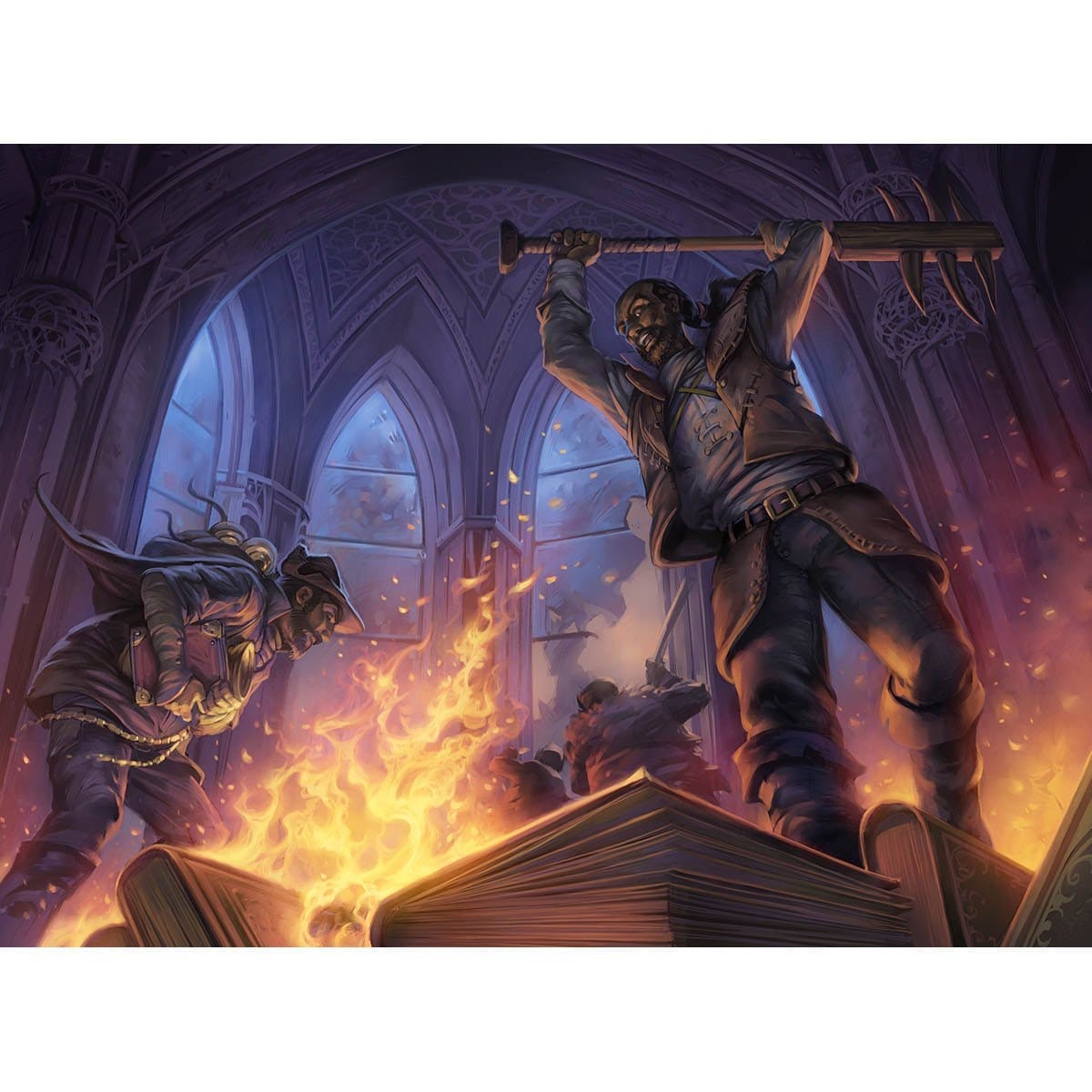 Faithless Looting Print - Original Magic Art