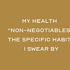 😳 If I Had to Prioritize Just a Few Healthy Habits, Here’s What I'd Choose... 