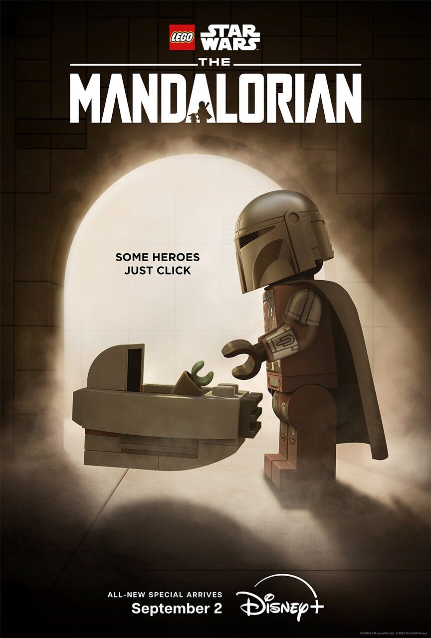 LEGO Star Wars: The Mandalorian teaser poster LEGO Star Wars: The Mandalorian teaser poster
