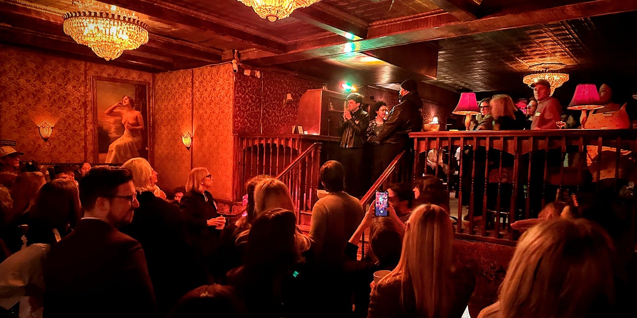 Plotting the Media Rebellion from a Hidden Bar