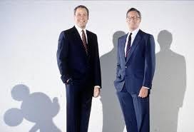 September 22, 1984: Michael Eisner becomes the CEO and Chairman, and Frank  Wells becomes the president and chief of operations for The Walt Disney  Company. ‪At the time, Walt Disney Productions was‬