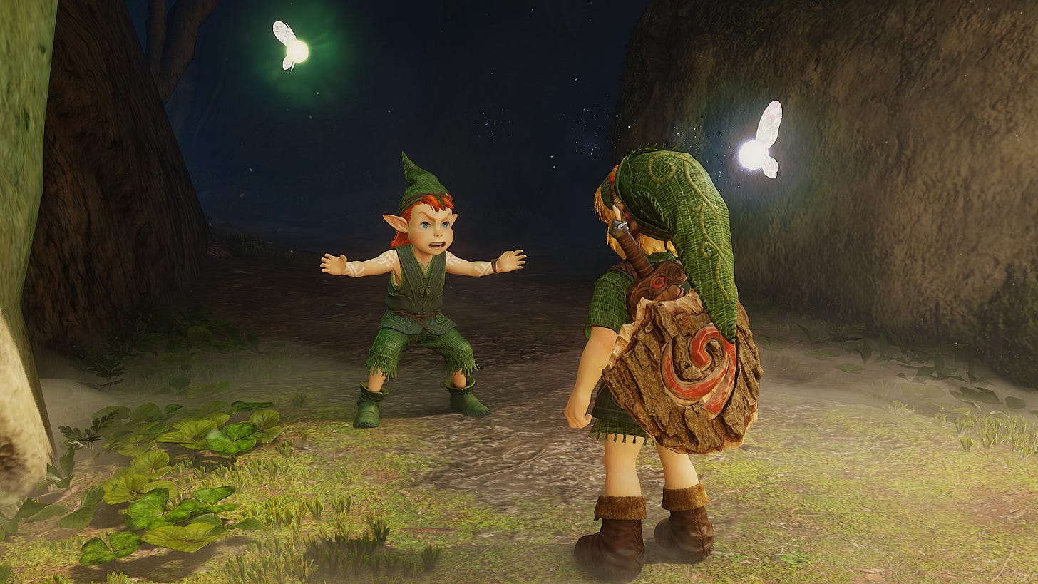 Link and Mido Link and Mido
