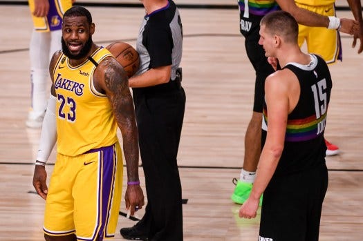 Kiszla: Undaunted by dynasty being built by LeBron, Nuggets star Nikola  Jokic says: “I don't care about the Lakers” – The Denver Post