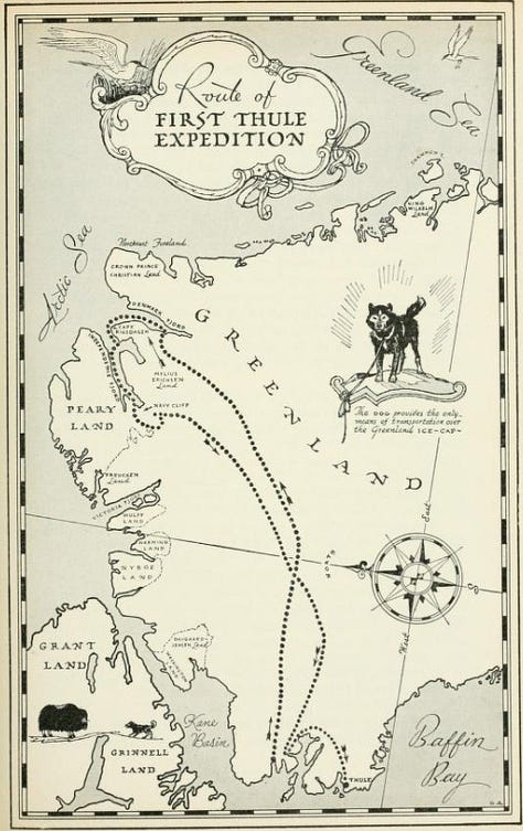 Maps from the books