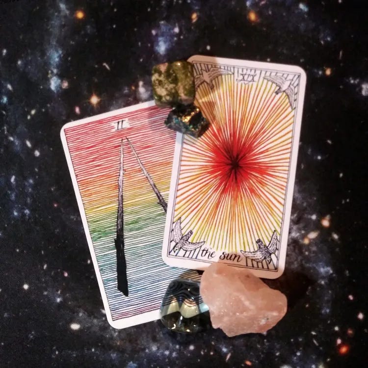 A Message from the Universe ~ See It, Feel It, Be It! Mini Wild Unknown Tarot Cards