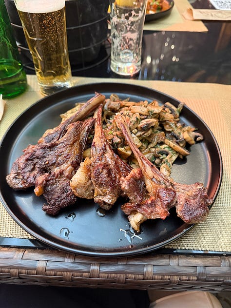 A collection of dished from Romania