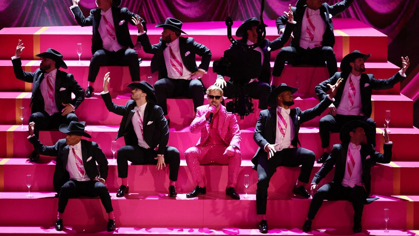 Ryan Gosling rocks the Oscars stage with kenergetic 'I'm Just Ken'  performance | CNN