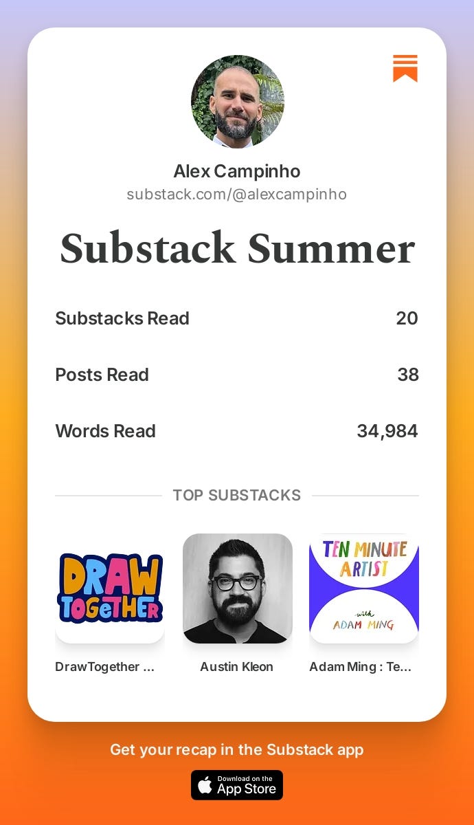 My Substack Summer - Alex Campinho