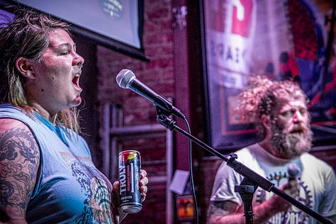 Post-Art Walk Karaoke at The Iron Horse / all photos by author