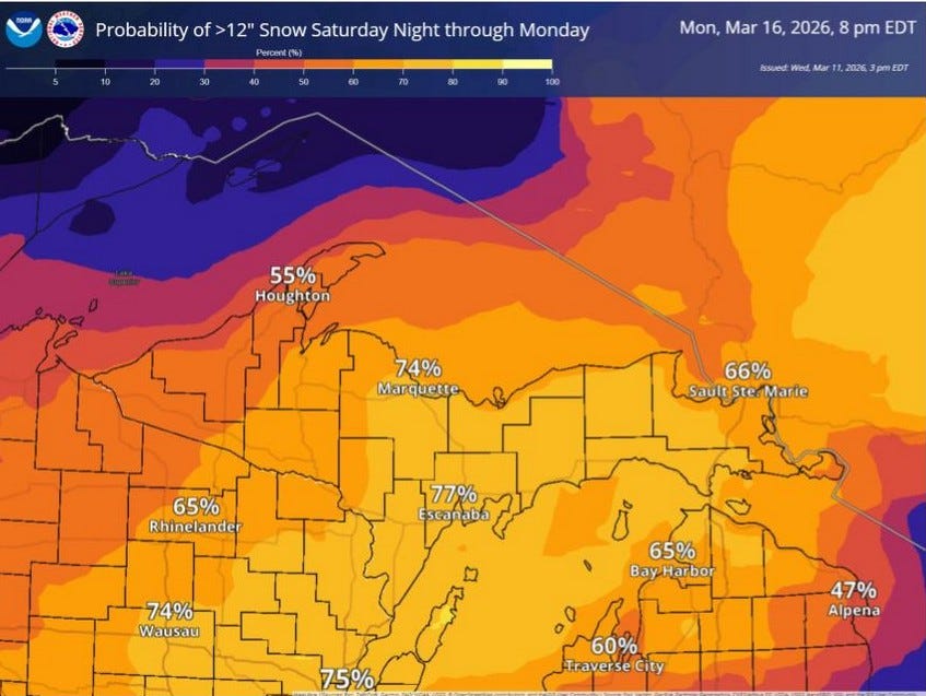 Heavy Snow, High Winds and Difficult Travel