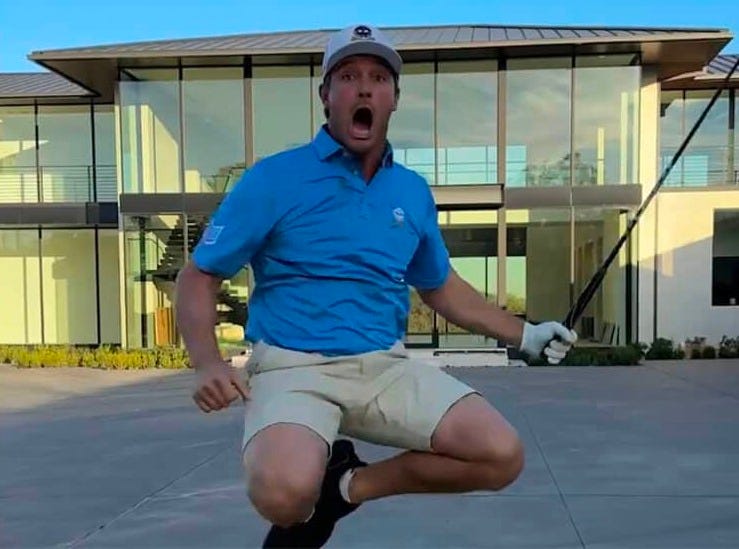 Bryson DeChambeau a enfin réussi son trou en un et sa joie est explosive !  - Golf Planète