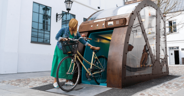 Un parking vélo automatique