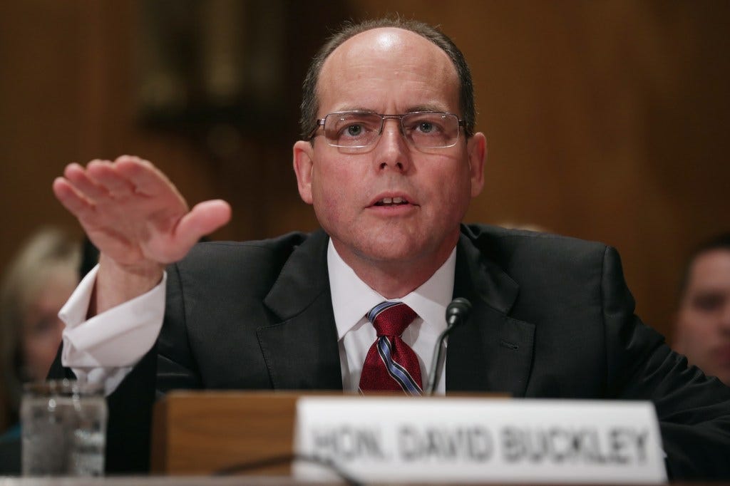 Former CIA inspector general David Buckley was also a CIA contractor at the time.