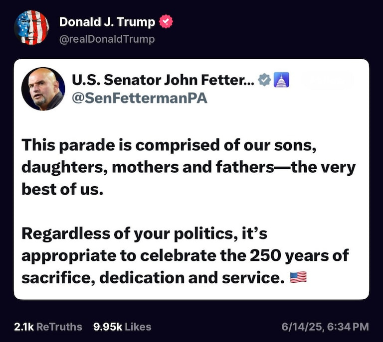 Senator Fetterman is 100%
Accurate
Senator Fetterman is 100%
Accurate