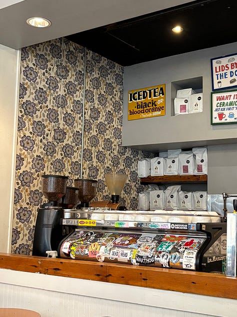 Culture Espresso garment district cookies iced latte chocolate chip coffee shop