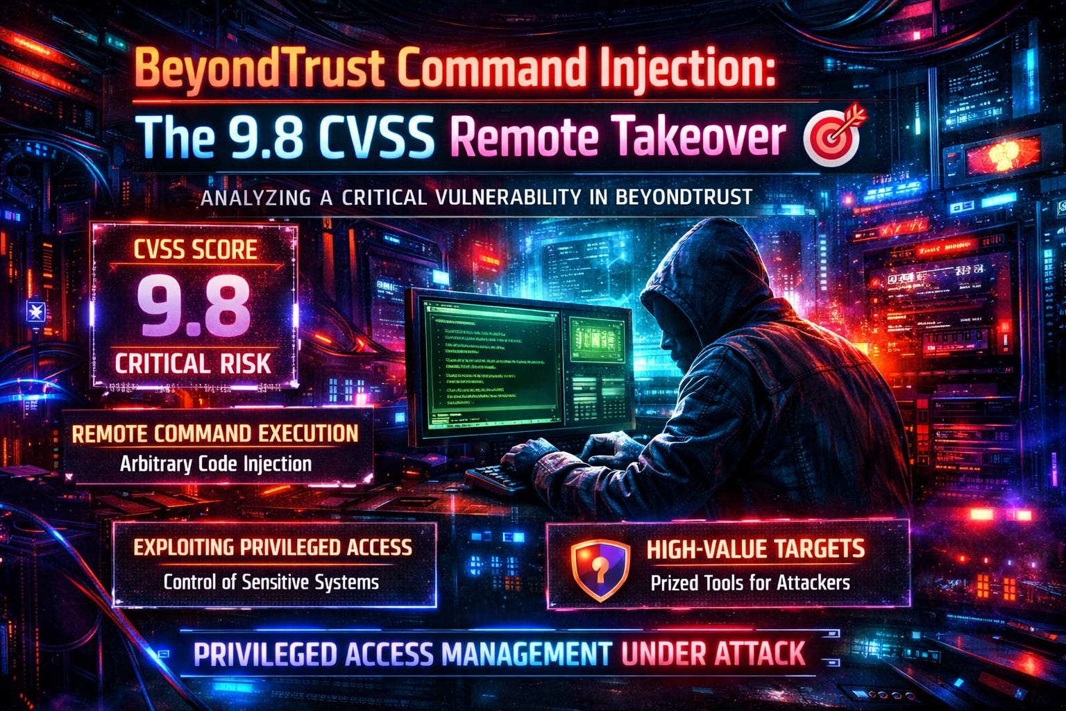 91ps Remote Command BeyondTrust Command Injection: The 9.8 CVSS Remote Takeover 🎯