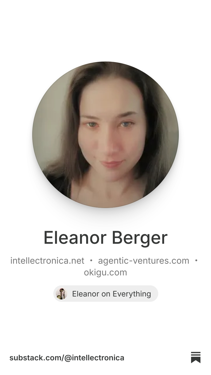 Eleanor Berger | Substack