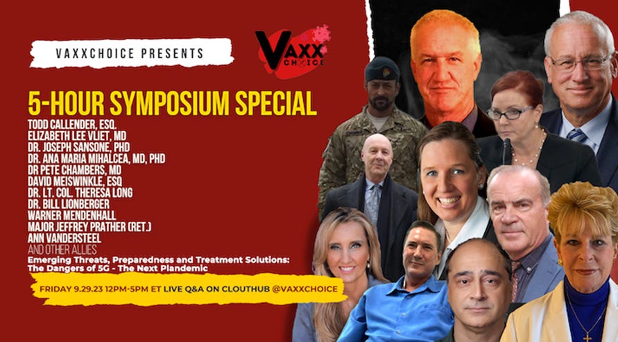 Updated Info on Opt Out 5G Symposium Friday 29th, 2023 