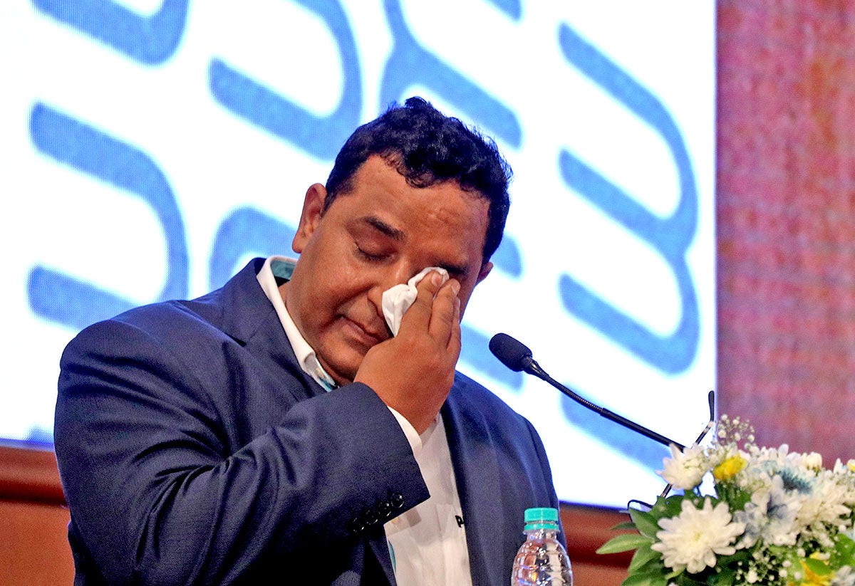 Why is Paytm's Vijay Sharma crying? - Rediff.com
