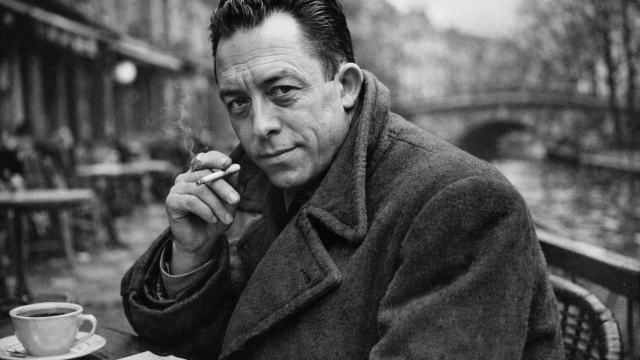 Albert Camus, filósofo e escritor franco-argelino: "É preciso imaginar Sísifo feliz." - UAI Notícias Albert Camus, filósofo e escritor franco-argelino: "É preciso imaginar Sísifo feliz." - UAI Notícias
