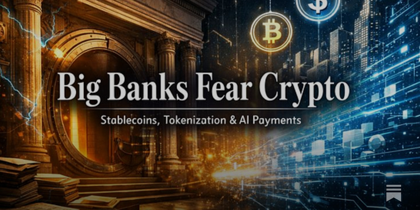 Big Banks Fear Crypto - CryptoTalk Newsletter