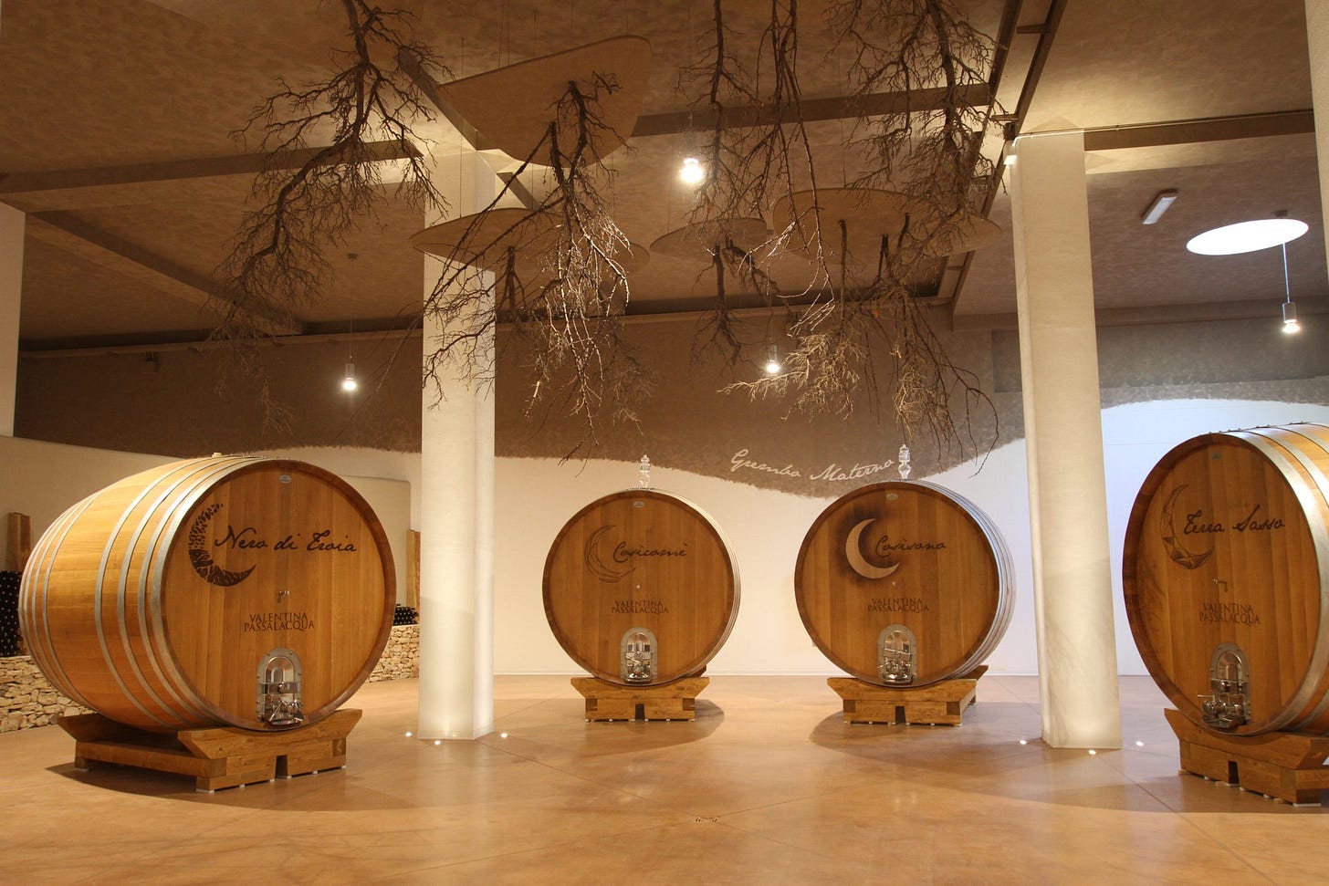 Empty barrels at Valentina Passalacqua - Photo (C) Simon J Woolf, All Rights Reserved Empty barrels at Valentina Passalacqua - Photo (C) Simon J Woolf, All Rights Reserved