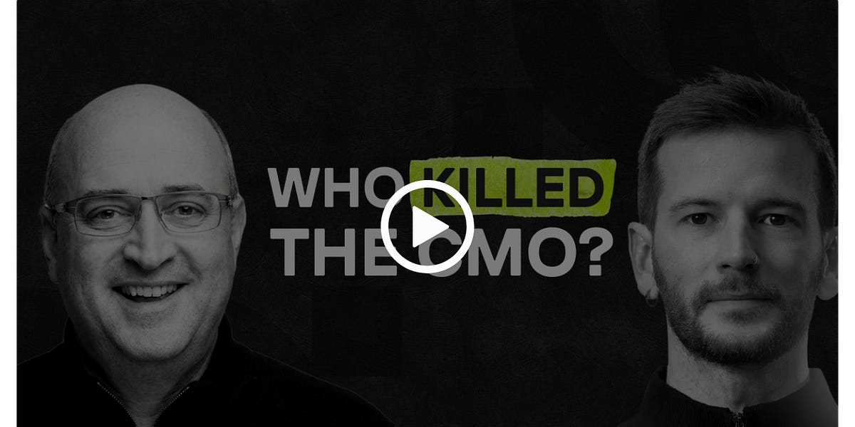 The CMO role is being dismantled
