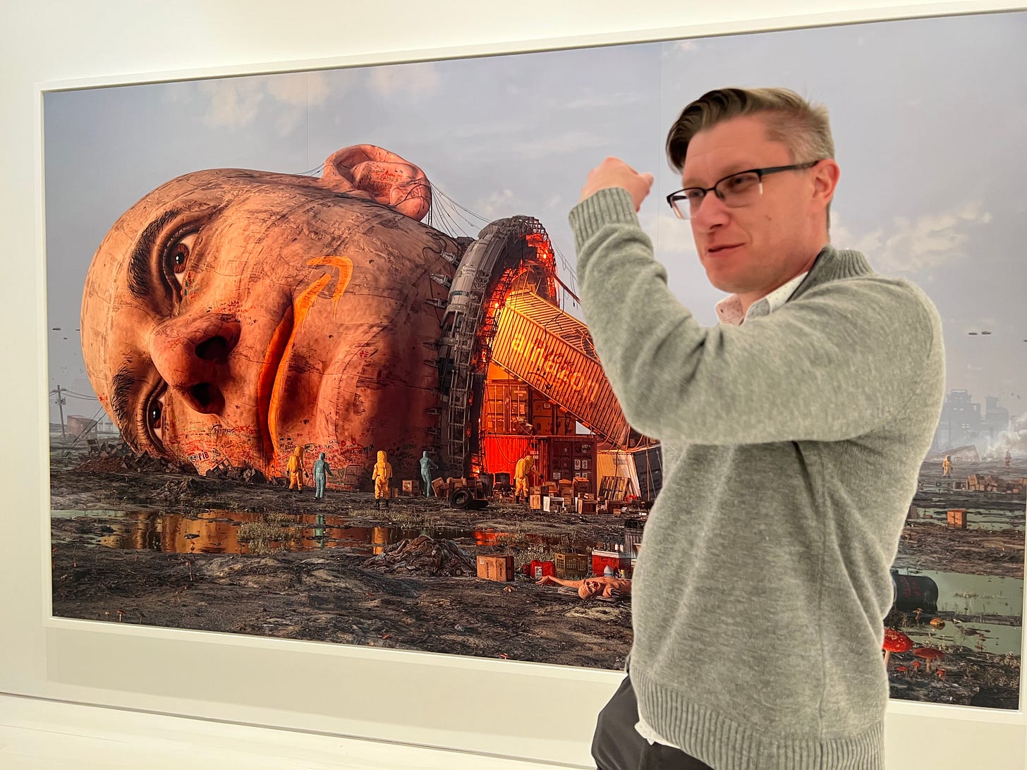 I've Never Even Been to a Gallery Opening': NFT Star Beeple on Trading  Pixels for Paintings in His First-Ever Gallery Show