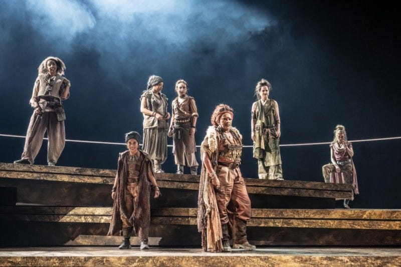 Photos: Bacchae at the National Theatre with James McArdle, Clare Perkins,  Ukweli Roach & Sharon Small | West End Theatre