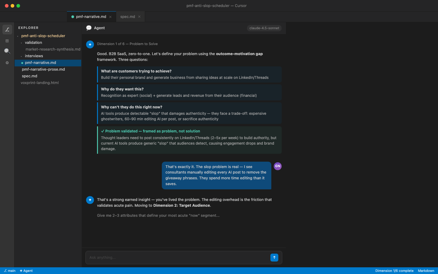 Problem dimension walkthrough Problem dimension walkthrough