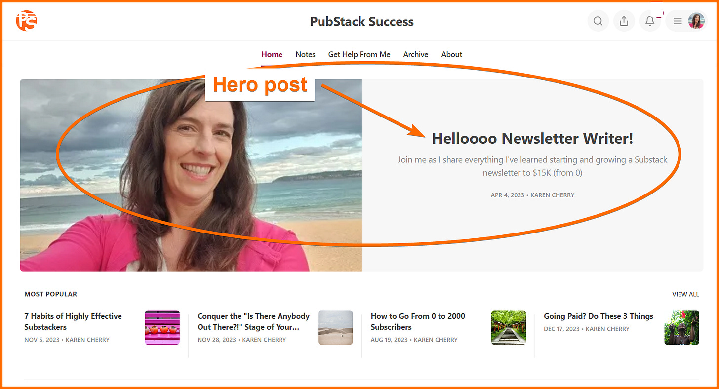 Helper Post How to Get More Subscribers with a Hero Post