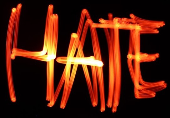 red letter y on black background